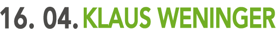 Klaus Weninger, 16.04.2011, Kulturhaus, Kufstein