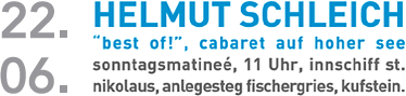 Helmut Schleich Typenkabarett ‘Best of!’